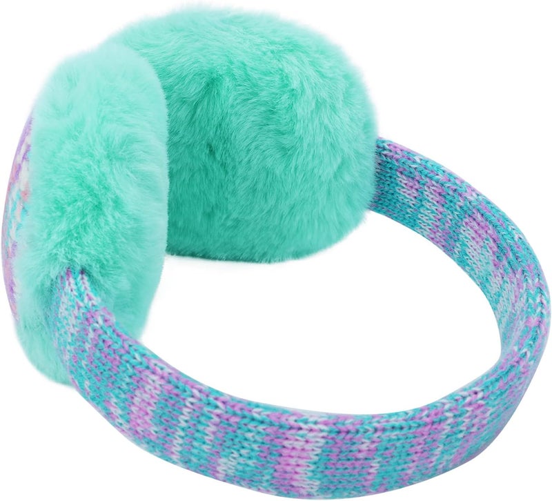 Ztl Kids Knit Earmuffs Soft Plush Ear Warmers Winter Outdoor Ear Muffs for Boys Girls - Image 5